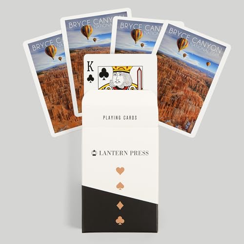 Baraja de 52 cartas estilo póker con globos aerostáticos miniatura 6