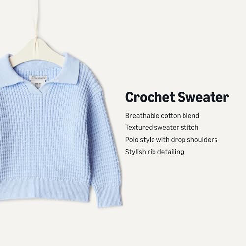 Image of Amazon Essentials x Sofia Grainge Mommy & Me Cotton Crochet Sweaters & Tank Sets