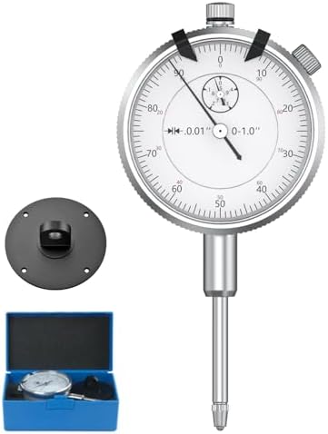HDLNKAK Precision Dial Indicator 0-1", Resolution: 0.001", with Case