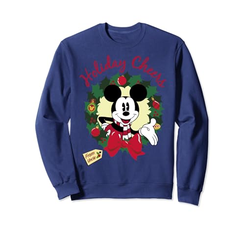 Sweat Noël Mickey Disney Cosy pour Soirée au Coin du Feu