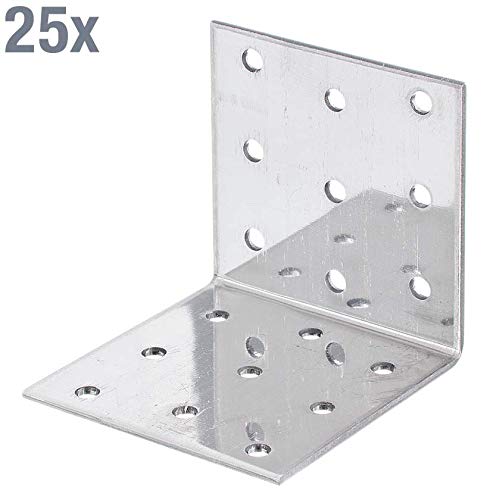 Perforated Plate Angle 60 x 60 x 60 mm / 25 STK. Material: Edelstahl - Image 2