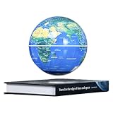 Magnetische Schwebebahn und Schwebebahn Geo-Globus 6 Zoll Welt mit Led-Licht für Kinder Geschenk,...