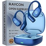 Raycon Essential Open Earbuds – True Wireless Open Ear Bluetooth 6.0 Headphones, Ultra-Lightweight, Comfort Hook Design, IPX5 Water Resistant, 36 Hours of Battery Life (Blue)
