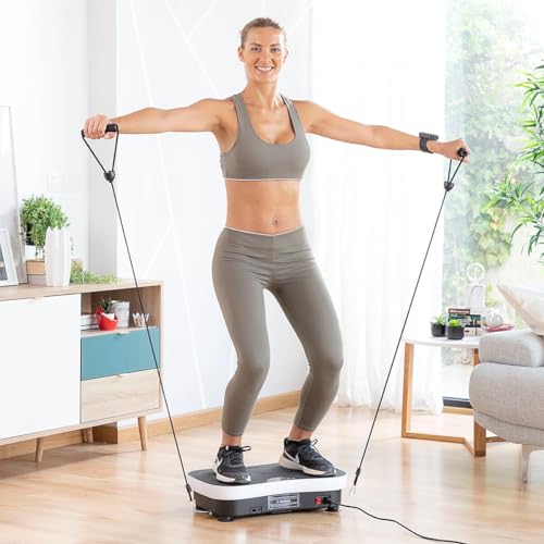 Plateforme vibrante compacte contre les jambes lourdes et le manque de temps