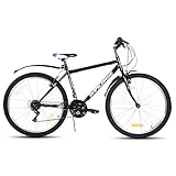 BAMC クロスバイク 24 26インチ 18段変速 スローピングフレームフレーム Vブレーキ 子供用 高校生 大人用 MTB 自転車 スポーツバイク マウンテンバイク ユニセックス 初心者 通勤 通学