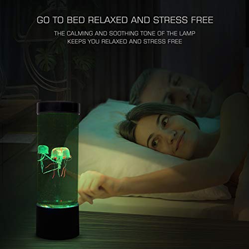Flybold Jellyfish Lamp Jellyfish Lava Lamp Led With 20 Color Changing Light 2 Clownfish 2 Jelly Fish Lamp Remote For Live Jellyfish Aquarium Jellyfish Lamp Night Light Mood Desk Decor For Kids Bedroom thumb #5