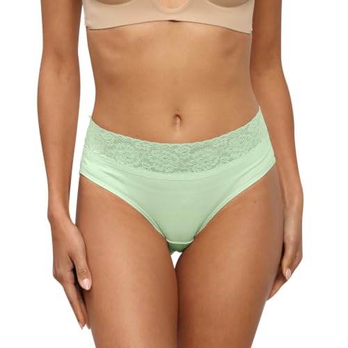 BOETE Clothing 2026 Women' Panties Womens Underwear Lace Fashion Soft Bikini Panty Comfortable Hipster (Green2,L)