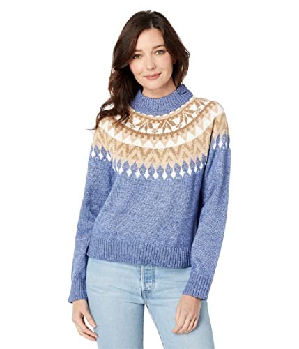 Tommy Hilfiger Womens Half Snowflake Raglan Sweater