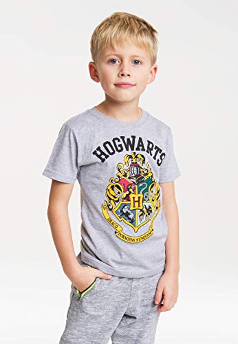 LOGOSHIRT Harry Potter - Blasone - Hogwarts Logo