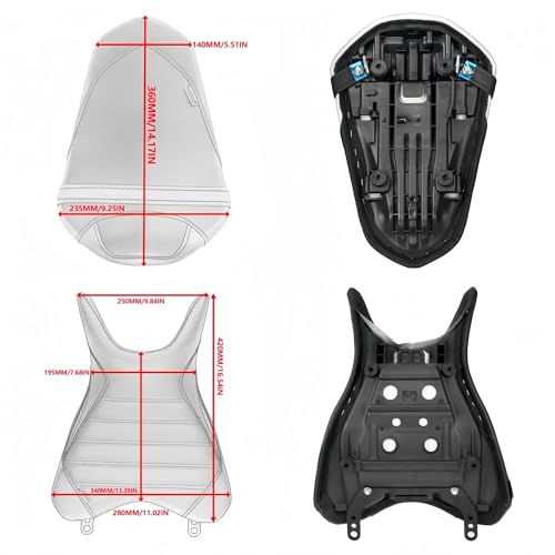 Coussin d'assise contre la fatigue pour Yamaha YZF-R3 MT-03 2025