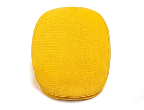 Zowya Classic Newsboy-Ivy Flat Cap-Cabbie Cap-Driving Cap-Hunting Cap-Casual Cap-Polo Cap-3 Sizes-Fitted-Color Denim Yellow Size L/Xl thumb #3