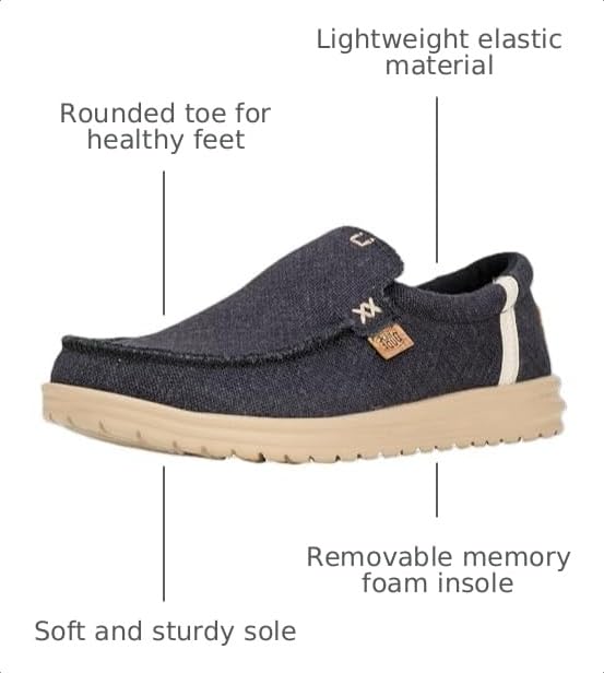 Image of HEYDUDE Men's Mikka Hawk Multiple Colors & Sizes| Men's Loafers | Men's Slip On Shoes | Comfortable & Lightweight