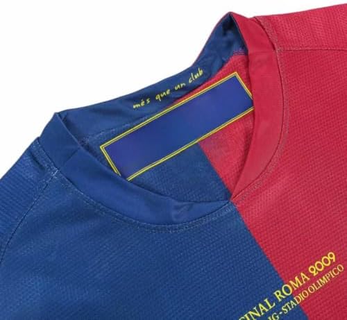 Leo Retro Collection Men’s Soccer Jersey Fan Version Short Sleeve Shirt for Game Day, Training, or Casual Wear (US, Alpha, XX-Large, Regular, Regular, 2008/09)