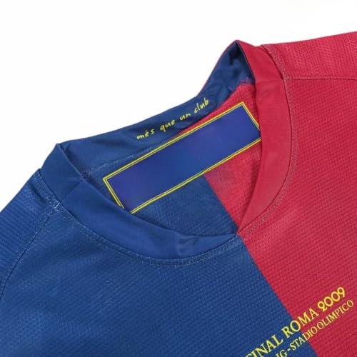 Leo Retro Collection Men’s Soccer Jersey Fan Version Short Sleeve Shirt for Game Day, Training, or Casual Wear (US, Alpha, XX-Large, Regular, Regular, 2008/09)