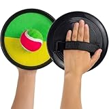 Racchettoni   Lot de 2 raquettes et 1 balle, jeux de plage pour garçons et famille, jeu attrape balles, idéal pour mer, jardin, parc et fêtes d'été en plein air