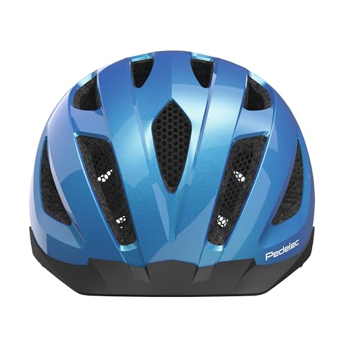 ABUS City-Helm Pedelec 1.1 - Fahrradhelm mit Rücklicht für den Stadtverkehr - für Damen und Herren - Blau, Größe M – Ansicht 2