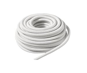 CPROSP Kondensatschlauch Ø16mm (30m), Kondensatschlauch Klimaanlage aus PVC, UV-beständig Ablaufschlauch Klimaanlage, Zuschneidbar, Flexibler Schlauch für Klimaanlagen, Split-Klimageräte