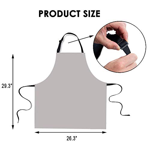 Nonebranded Aventais engraçados para homens babador ajustável churrasco cozinha grelhar aventais de