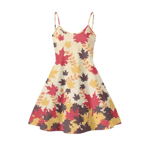 Image of Coloranimal Women's Summer Sleeveless Casual Swing Dresses with Loose Fit Beach Sundress