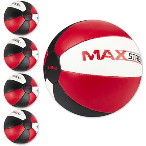 MAXSTRENGTH Heavy Duty Leather Medicine Ball Cover