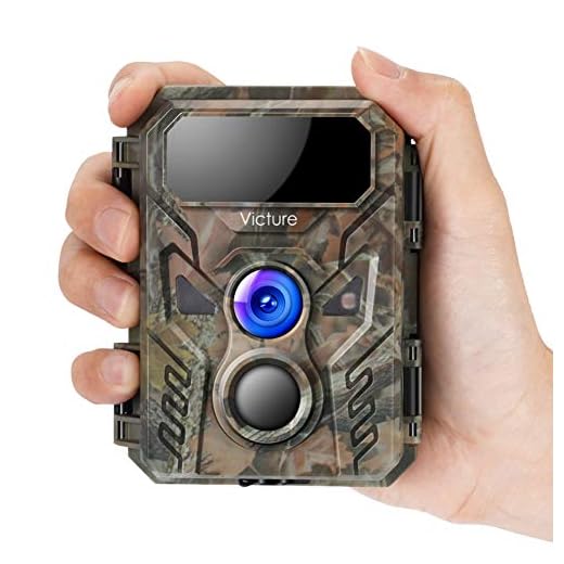 Victure Mini Trail Game Camera 16MP 1080P with Advanced Night Vision Motion Activated IP66 Waterproof for Hunting Games and Wildlife Watching