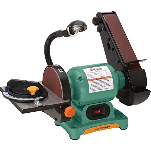 Grizzly Industrial H7761-2 x 27 Belt/6 Disc Combo Sander