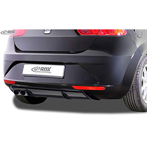 Difusor trasero para Seat Leon 1P Facelift en ABS negro brillante