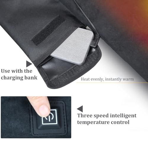 Coussin de siège chauffant USB de camping 3 modes hiver