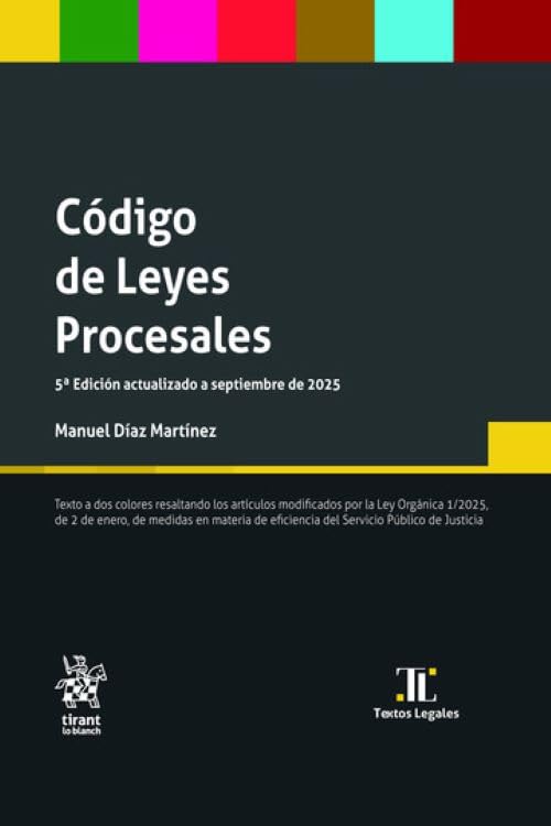 Código de Leyes Procesales 5ª Edición actualizada a septiembre de 2025 (Textos legales)