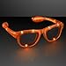FlashingBlinkyLights Light Up Orange LED Sunglasses Cool Shades