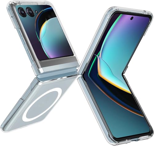 Motorola Moto Razr 40 Ultra �X�}�z�P�[�X MagSafe�Ή� ���� �E���g���X���� �n�[�h PC �ϏՌ� �t���J�o�[ �N���A�P�[�X Motorola Moto Razr 40 Ultra�p