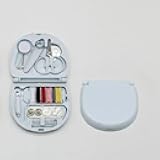 Portable Sewing Kit with Storage Case,Needle and Thread Kit with Sewing Supplies Emergency Repair Kit Accessories (Black)