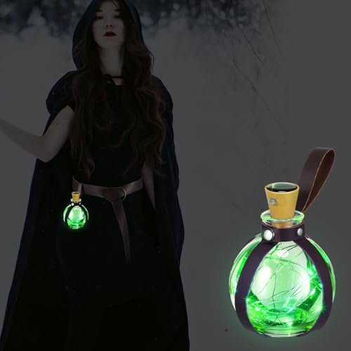 Bouteille de Potion Magique Halloween LED, Idée Cadeau Sorcier - 7