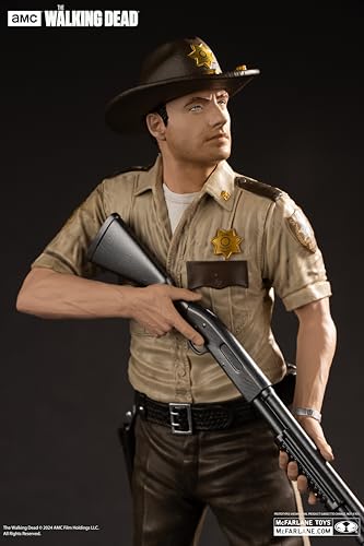 McFarlane Toys - The Walking Dead Rick Grimes 1:8 Scale Posed Figure image 15
