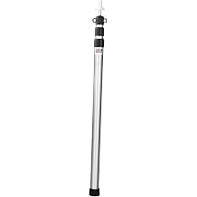 Tent Tarp Poles Universal Telescopic Adjustable Aluminium Tarp Pole Portable Holder Canopy Rods Lightweight Support Suitable for Camping, Silver 3m