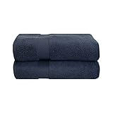 SUPERIOR Zero Twist 100% Cotton Towel Set - 2-Piece Set, Extra Soft Bath Towels, Long-Staple Cotton...