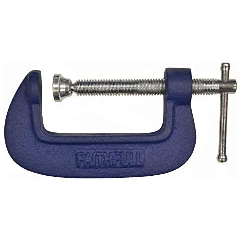 Faithfull Mini G Clamp with 25 mm Capacity Cover