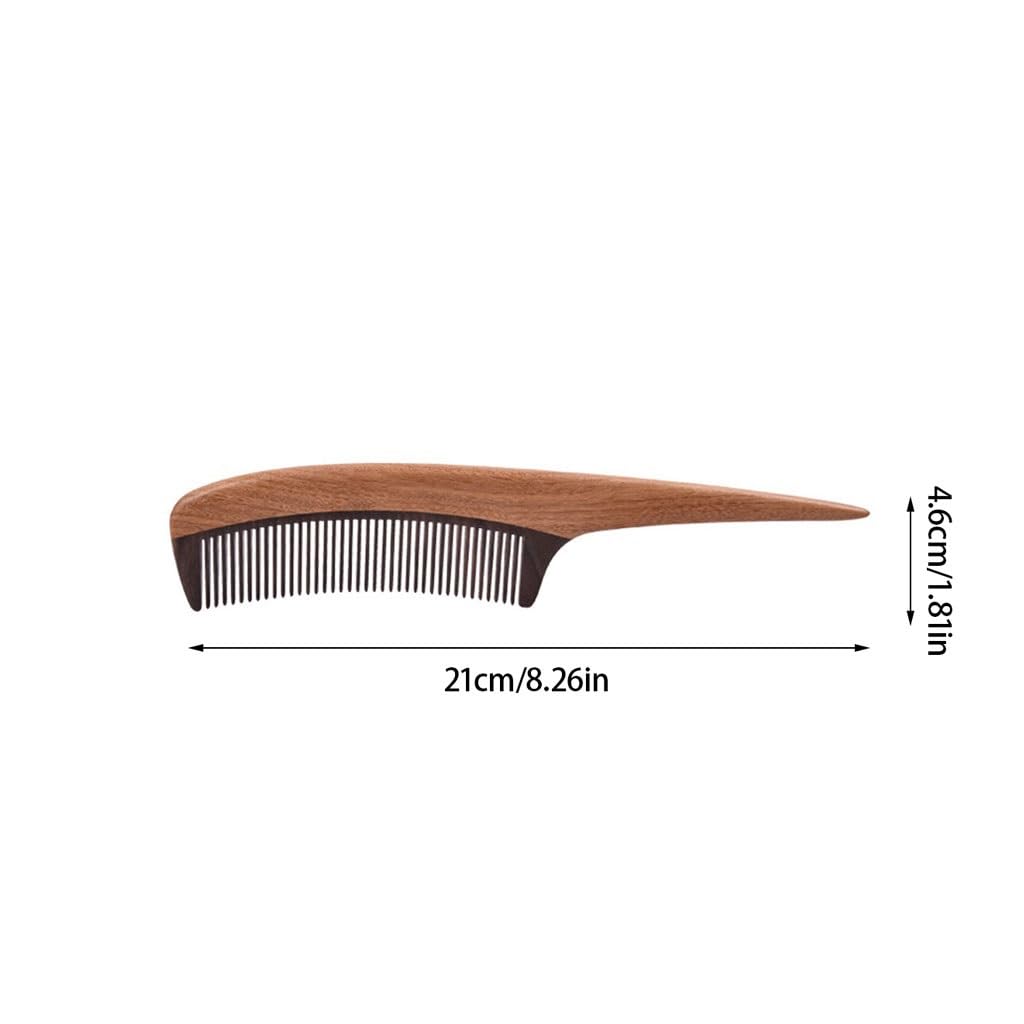 Peruka Grzebień Solid Wood Pointed Tail Comb Home Distribution Braided Comb Bathroom Shower Comb Duże grzebienie do włosów