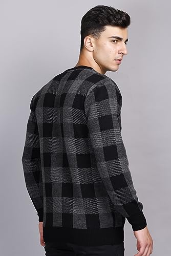 Image of GODFREY Full Sleeve Woolen Sweater for Man Winter Wear - Round Neck Pullover Regular Fit