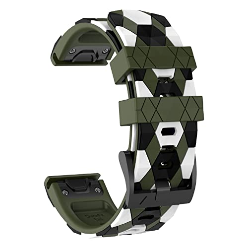 MYSNBKN Fenix 7X Strap 26mm Silicone bands for Garmin Fenix 7X/Fenix 6X/Fenix 6X Pro/Fenix 5X/Fenix 5X Plus/Fenix 3/Fenix 3 HR(Quick Fit)