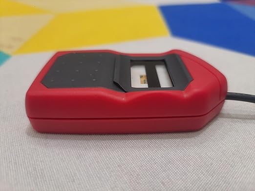 Image of Morpho MSO-1300 E3 L1 USB Fingerprint Scanner, STQC Certified, Biometric Device for Aadhaar eKYC