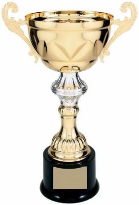 Imprue Custom Name Trophy, Golden Cup, Custom Name Trophy, Custom Prize Trophy Sports Medals, Sports Trophies. Player Trophy with Custom Engraved Name
