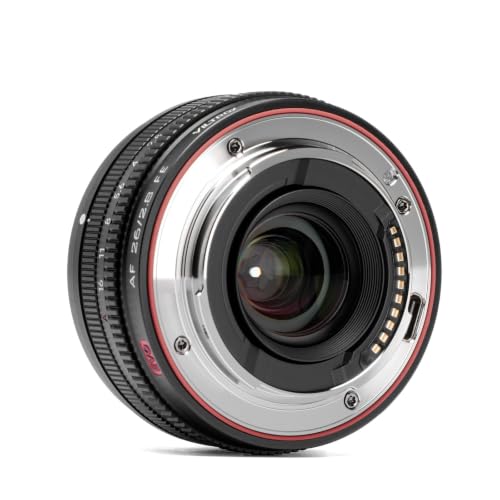 Image of VILTROX 26mm F2.8 EVO FE Full Frame Lens for Sony E, Auto Focus Ultra-Thin Pancake Lens for Sony E-Mount Cameras A7II A7SIII A7II A7RIII A7IV A7RIV A9 A1 FX3 A7RV ZVE1 A7CR A7CII A93
