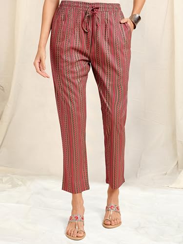 Image of MIRCHI FASHION Women's Cotton Straight Fit Printed Kurta Set with Trouser