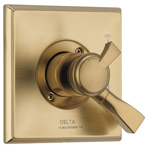 Delta Faucet Dryden 17 Series Dual-Function Shower Handle Valve Trim Kit, Champagne Bronze T17051-CZ (Valve Not Included) by DELTA - Image 2