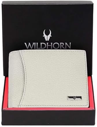 WildHorn unisex-adult Leather Wallet for Men Bi-Fold Wallet (green)