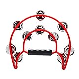 Largement utilisé et option cadeau : ce grand tambourin convient aux fêtes, aux groupes, à la danse, et plus encore. C'est également un cadeau attentionné. Fonctionne bien comme instrument de musique panderos ou tamborines pour adultes dans un usage décontracté ou professionnel