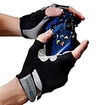 ONISSI Professional Gaming Gloves for Sweaty Hands | SIM Running Gloves for Men Women | Sweatproof, Half Finger, Player Grip for PS4/PS5/Xbox/Computer/PC/VR