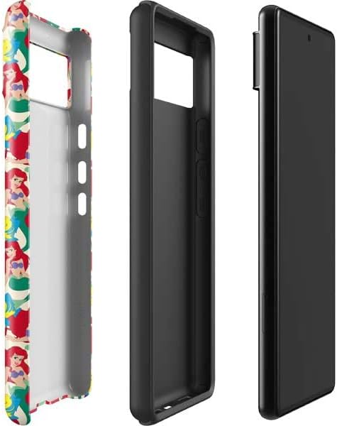 Skinit Pro Phone Case Compatible with Google Pixel 6 - Officially Licensed Disney The Little Mermaid Ariel and Flounder Pattern Design
