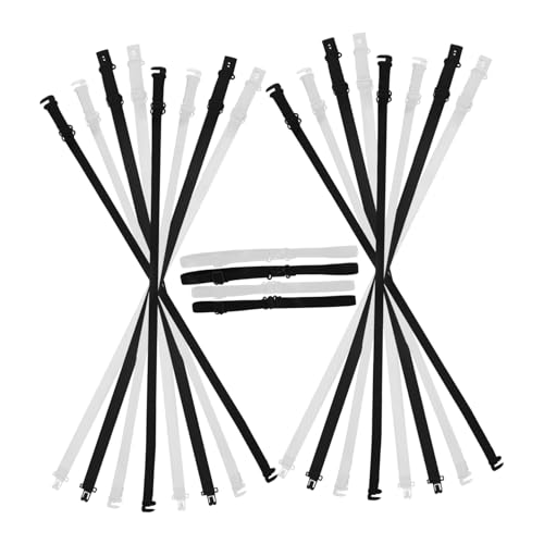 Healvian 20pcs Adjustable Elastic Bow Tie Straps for Men for All Bow Ties for Uniforms Weddings and Special Occasions